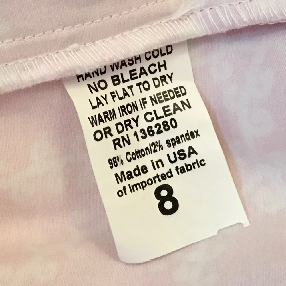 Kaeli Smith Pink and White Print Dress - Picture 8 of 9